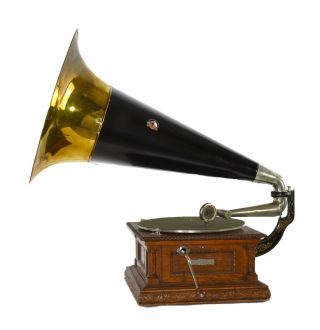 c.  1903 ANTIQUE VICTOR D PHONOGRAPH - HORN - WE SHIP WORLDWIDE 3