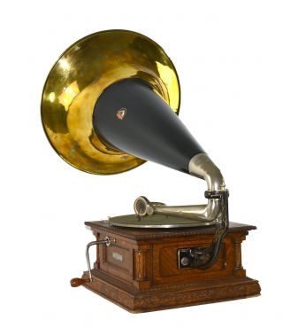 c.  1903 ANTIQUE VICTOR D PHONOGRAPH - HORN - WE SHIP WORLDWIDE 4