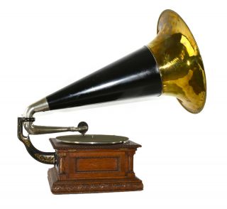 c.  1903 ANTIQUE VICTOR D PHONOGRAPH - HORN - WE SHIP WORLDWIDE 5