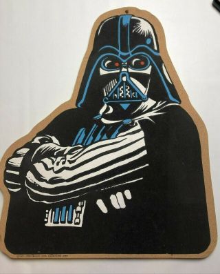 Vintage 1980 Star Wars Darth Vader Cork Bulketin Board