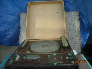 Vintage Montgomery Ward Record Lathe Cutter Record Player 3