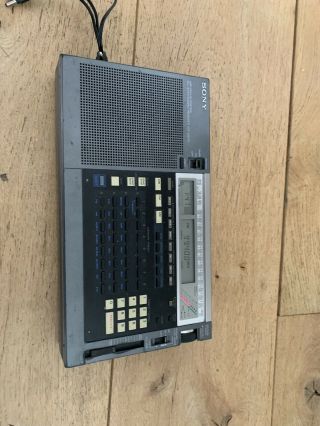Sony Icf - 2001d Vintage Radio Collector Item