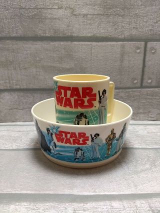 Rare vintage Deka 1977 The Star Wars Plastic Bowl and Cup 2