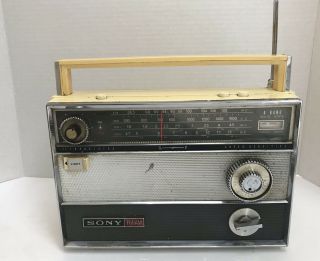 Vtg Sony Tfm - 1000w Am/fm/sw Shortwave Portable 14 Transistor Radio