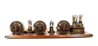 1924 Atwater Kent Model 10 Breadboard Radio & Correct Set