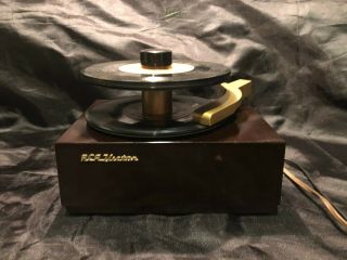 Vintage 1949 Rca Victor 45 Rpm Record Player Bakelite Phonograph Player