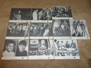 Star Trek The Motion Picture 1979 8x10 Bw Set Of 10 Promo Photo Sheets