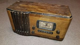Antique Stewart Warner Model 01 - 531 Tube Radio - Art Deco