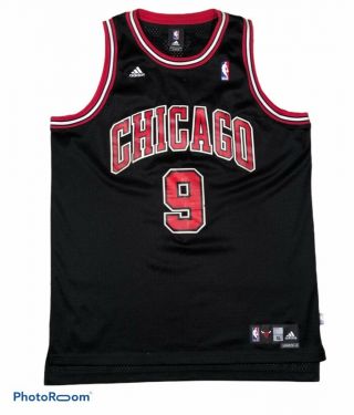 Luol Deng Chicago Bulls Nba Jersey Adult Xl Sewn/stitched Adidas Red Black
