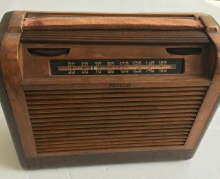 Vintage 1946 Portable Philco Ac/dc Radio Model 46 - 350 -