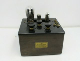 Antique Pat.  1924 General Electric Model 93 Tube Regenerative Receiver Radio ?