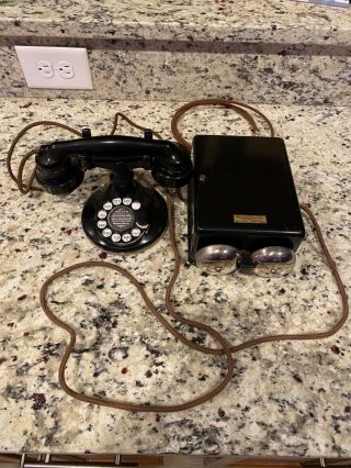 Western Electric Type A1 Telephone With E1 Receiver And 334a Ringer Subset