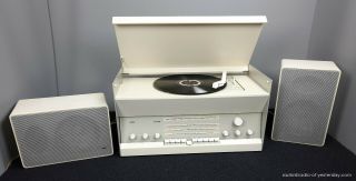 Tuberadio Braun Atelier 3,  Turntable Pc4,  Speakers L400 = Made In Germany 1962