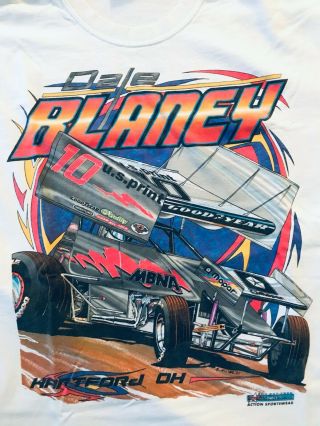 Vintage Dale Blaney 2001 T Shirt World Of Outlaws All Star Sprint Car Racing