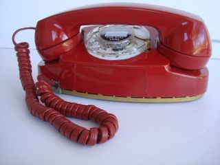 Antique Western Electrictelephone Red Princess Phone Light Kit Phone