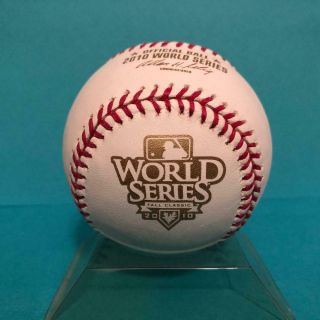 2010 Mlb World Series Official Rawlings Baseball - Giants/rangers