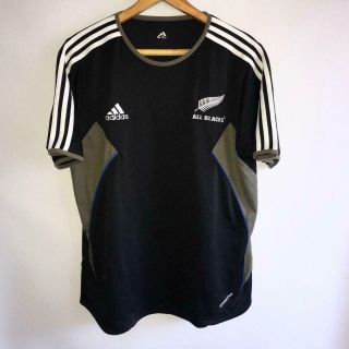 Very Rare Zealand All Blacks Adidas Formotion Shirt Jersey / Size L