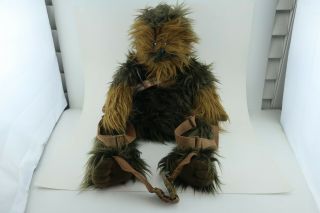 Star Wars Large 25 " Plush Chewbacca Hugging Backpack With Messenger Bag W/tag