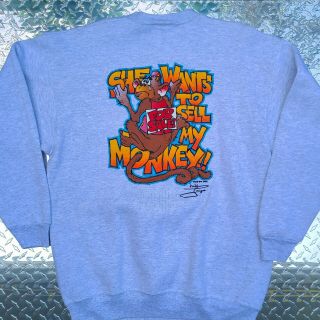 Vtg 1994 Hockey Hounds Mike Lange Pittsburgh Penguins Sweatshirt Mens Size Xl