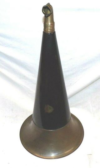 Victor Disc Phonograph 27 " Horn With Screw In Style Elbow
