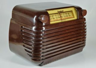 1946 Sentinel Model 284 - W Vintage Bakelite Tube Radio Art Deco 3