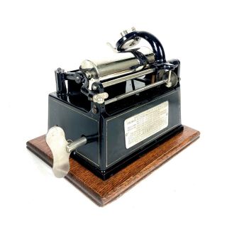 NEAR 1901 Edison Branded Gem Cylinder Phonograph First Cased Model 6