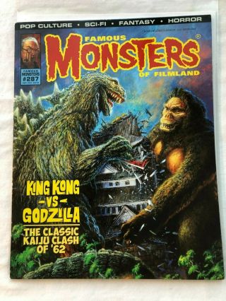 Famous Monsters Of Filmland 287 B Cover Nm - M Godzilla King Kong 2016