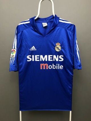 Real Madrid 2004 2005 Adidas Third Soccer Football Jersey Shirt Camiseta Size Xl