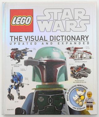Lego Star Wars The Visual Dictionary W/ Exclusive Luke Skywalker Minifigure