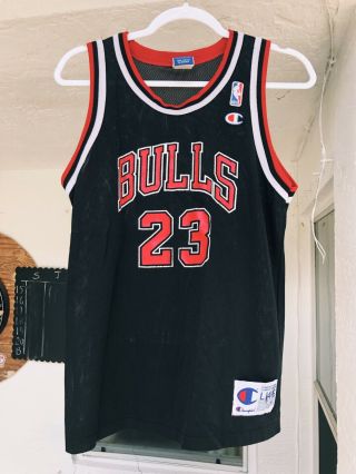 Vintage Chicago Bulls 23 Michael Jordan Champion Jersey Youth Large Adult Small