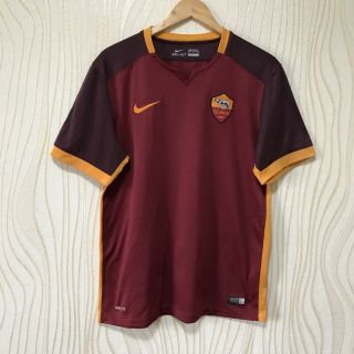 As Roma 2015 2016 Home Football Shirt Soccer Jersey Nike 658924 - 678