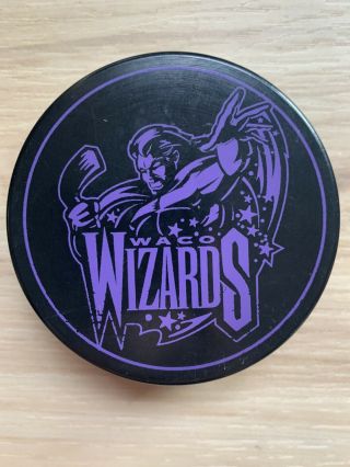 Waco Wizards Wphl Hockey Puck 1996 - 2000 Western Professional Hockey League
