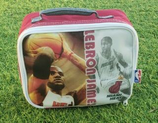 Nba Lebron James Miami Heat Lunch Kids Size Box Lebron Great Collectable Item