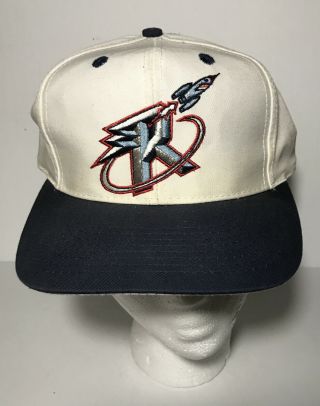 Vintage Houston Rockets Nba Snapback Hat Cap By Logo 7 Late 90 