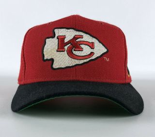 Kansas City Chiefs Sports Specialties Pro Line Authentic Snapback Hat Red Black