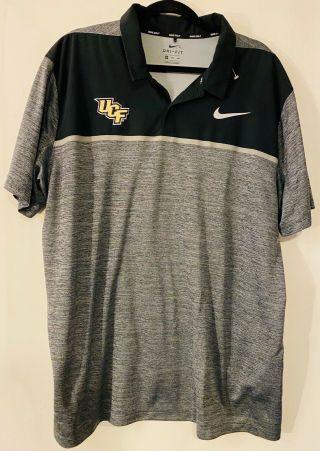 Nike Dri - Fit University Of Central Florida/ucf Knights Polo Xxl 2xl Tiger Woods