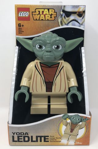 Lego Star Wars Yoda Led Lite Torch Kids Night Light Flashlight Tob6t