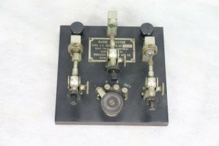 1917 Wireless Speciality Apparatus Wwi Radio Triple Crystal Detector Type 183a