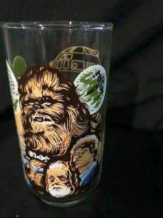 Vintage Star Wars 1977 Glasses Burger King Chewbacca Very Good