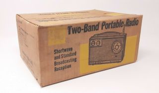 Vintage Ge Transistor Radio Am/sw Military Gov 