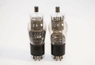 Western Electric 290 - A Vacuum Tubes With Etched Glass Good Test Results