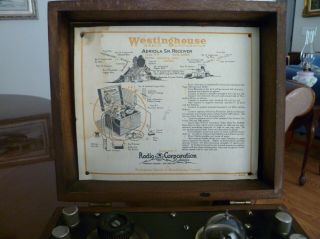1922 Westinghouse Aeriola Wood Tube Radio -