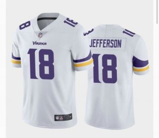 Justin Jefferson 18 Minnesota Vikings Nike On Field Jersey L Stitched
