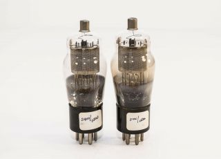 Western Electric 290 - A Vacuum Tubes With Early Engraved Base Good Test 2