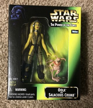Star Wars Potf Oola And Salacious Crumb 1998 Kenner Nisp The Power Of The Force