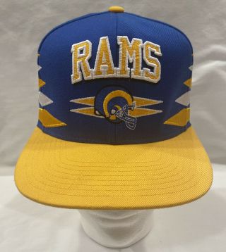 Mitchell And Ness Los Angeles Rams Snapback Hat