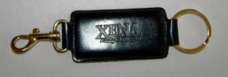 Xena Warrior Princess - Burgundy Leather Key Holder Key Ring - Rare