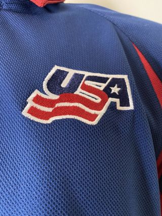 Men’s Nike USA Hockey Polo Shirt Size Medium Vintage Nike Team 2