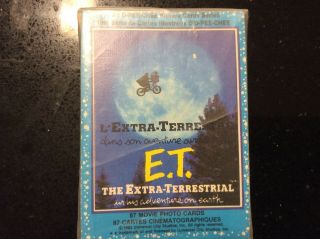 1982 Vintage E.  T.  The Extra - Terrestrial Set O - Pee - Chee Complete Card Set