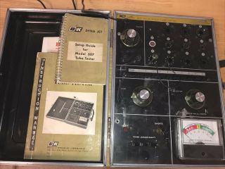 Radio And Tv Tube Tester & Instructions,  B & K Dyna Jet Model 607 Solid State